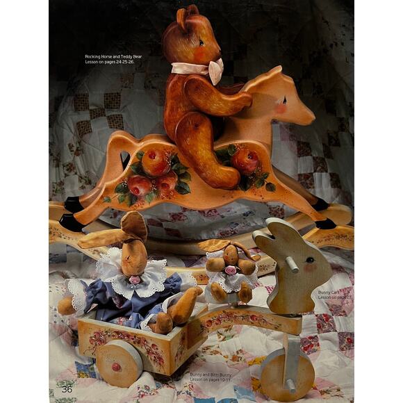 VTG Everyday Sampler By Elaine Thompson Paint Book 1 35 Pages - Picture 3 of 3